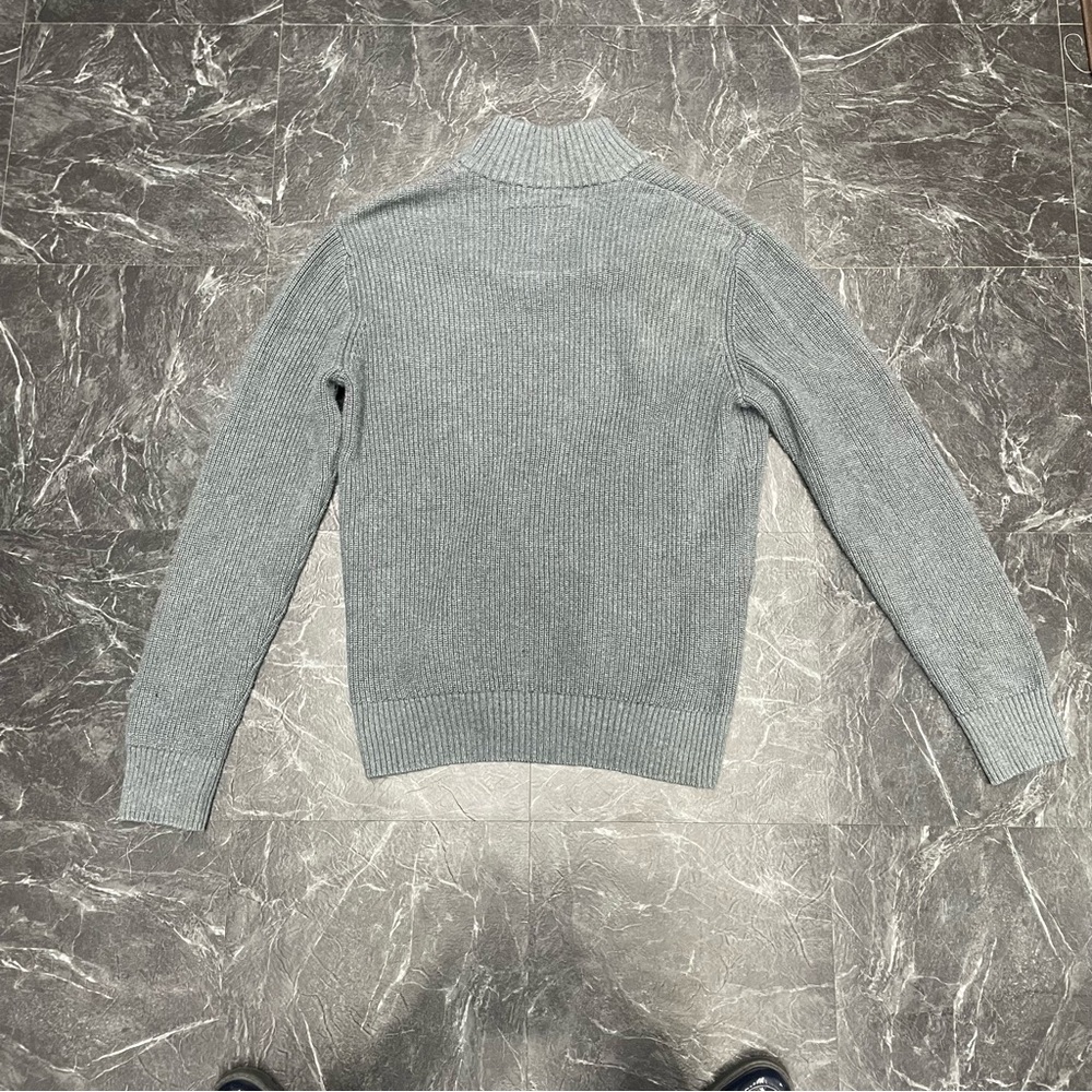 American Rag Gray Ribbed Sweater - Picture 3 of 4